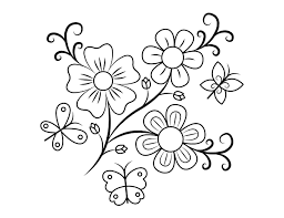 Ideas, to explore this coloring pages for adults recent posts. Printable Butterflies And Flowers Coloring Page