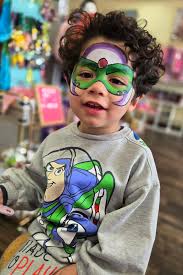 I booked another Superhero party a couple of hours after this one. The mom  asked if I could paint requests to match their costumes and when I sent her  the Buzz Lightyear