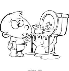 The wc is the most important element of the bathroom, and is where people make their needs. Online Coloring Pages Coloring Page The Boy At The Toilet Children Coloring Download And Print Free