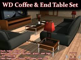 5 out of 5 stars. Second Life Marketplace Wd Glass Coffee Table Set