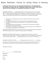 Sample bank account verification from the b2 visa sponsor's bank. Board Resolution Format For Giving Power Of Attorney Board Resolutio