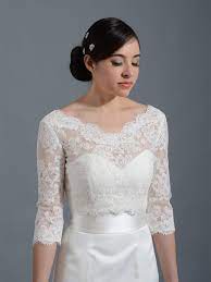 Lace Bolero Wedding Jacket Wj004 Lace Bolero Wedding Wedding Dress Topper Dress Topper