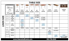 Table Linen Chart Size Paper Table Runners Rolls