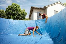 Pool Aufbauen Pool Paletten Pool Poolfolie