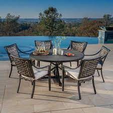 Terra Mar 7 Piece Dining Set Patio Dining Set Outdoor Patio Decor 7 Piece Dining Set