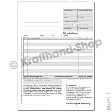 Diesen mustervertrag können sie für verschiedenste gegenstände nutzen. Werkstattauftrag Vordruck Musterbrief Reparaturauftrag Djrataomg