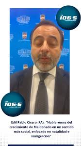 En el marco de la Junta Departamental de Maldonado, el edil Cicero del  Frente Amplio, realiza la exposición titulada: "Información social de  Maldonado"., https://cadenadelmar.uy/