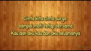 Lirik Lagu Cinta Surga Aura Aurel Rassya Youtube lirik lagu cinta surga aura aurel