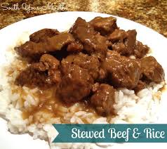 Stewed Beef Rice Recipe Yummly Recipe Beef Tip Recipes Stew Meat Recipes Stew Beef And Rice