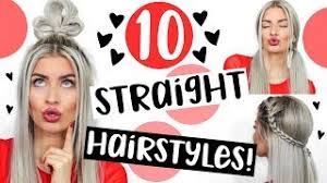 We bring you easy hairstyles for long hair to make you look chic. 10 Straight Hair Heatless Hairstyles Simple Easy Lyssryann Youtube