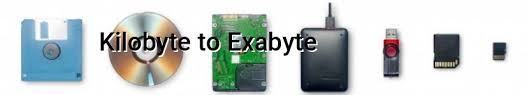 A kilobyte is a unit of measurement for both data storage and data transfer. Kilobyte To Exabyte Converter Cm2feet Com