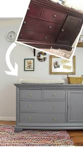 Update To A Nursery Dresser And Changing Table Cherry Wood Furniture Painted Bedroom Furniture Cherry Bedroom Furniture