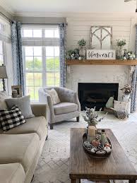 The beauty of buffalo check home decor is that adds a cozy feel to any room. Fall Fireplace With Buffalo Check And Sage Green Pumpkins In My Farmhouse Style Living Room Wilshire Collections
