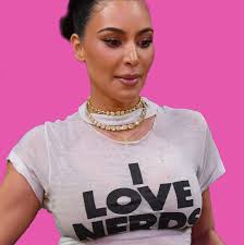 I LOVE NERDS Champion T-shirt corta da donna Heritage Kim Kardashian Lakers  Dash Crop Tee