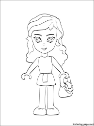 Livi lego friends coloring pages. Lego Friends Coloring Pages For Kids Drawing With Crayons
