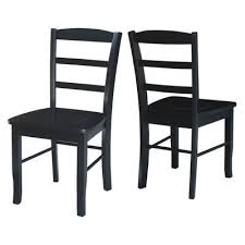 August Grove Brianne Solid Wood Dining Chair Wayfair Solid Wood Dining Chairs Black Kitchen Chairs Dining Chairs