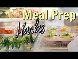 Meal Prep Hacks For Quick Healthy Meals Misslizheart Youtube Healthy Recipes Meal Prep Quick Healthy Meals