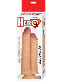 Hero My Twofer Double Dildo with Suction Cup - Vanilla - Shop Velvet Box  Online