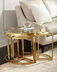 Regina Andrew Design Arpeggio Gold Side Table Set Side Table Decor Luxury Home Furniture Luxury Furniture