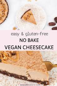 No Bake Cheesecake Recipe Vegan Gluten Free Avocado Centric Recipe Cheesecake Recipes Healthy Vegan Desserts Vegan Dessert Recipes Healthy