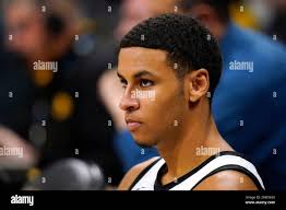 Iowa forward Keegan Murray sits