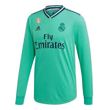 Casemiro real madrid jersey 2019/20 away large shirt camiseta adidas fj3151 ig93. 19 20 Real Madrid Third Away Green Long Sleeve Jerseys Shirt Cheap Soccer Jerseys Shop Long Sleeve Jersey Shirt Long Sleeve Jersey Jersey Shirt