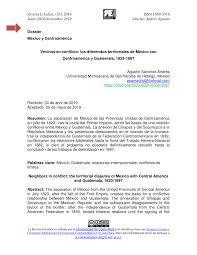 Sep 10, 2017 · desanexión de méxico. Pdf Vecinos En Conflicto Los Diferendos Territoriales De Mexico Con Centroamerica Y Guatemala 1823 1897
