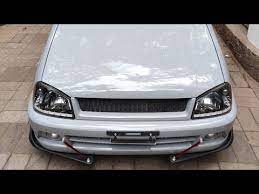 Like the facebook page link. Maruti Zen Modified Led Drls Bumper Lip Paint Youtube