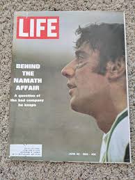 Vintage Life Magazine June 20th, 1969. Behind the Namath affair.
