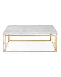 Cosmoliving juliette top, soft tempered glass brass coffee table. Madrid Marble Top Brass Coffee Table