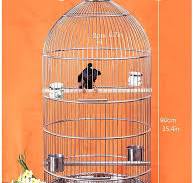 Cages à Oiseaux de Style Européen de Luxe Grande Cage à Oiseaux en Acier  Inoxydable Cage Ronde Cage à Oiseaux Perroquet pour Oiseaux Moyens et  Grands ...