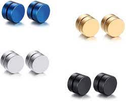 Magnets may be sticking to the vaccine sites of people who have received either pfizer of moderna mrna vaccines, as they contain god's answer to man's arrogance. Flipkart Com Buy Silvoswan Round Magnetic Earrings Stud Earring For Men Women Multicolor Non Piercing Magnet Stud Earing Stainless Steel Stud Earring Online At Best Prices In India