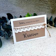 5 X Tischkarte Platzkarte Tischkartchen Kraft Vintage Hochzeit Spitze Incl Druck Tischkarten Basteln Hochzeit Tischkarten Tischkarten Geburtstag