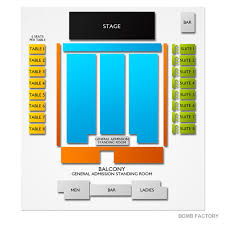 Bomb Factory 2019 Seating Chart