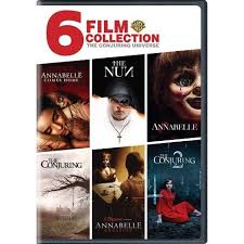 In 1971, carolyn and roger perron move their family into a dilapidated rhode island farm house and soon strange things start happening around it with escalating movie: 6 Film Collection The Conjuring Universe Dvd Target