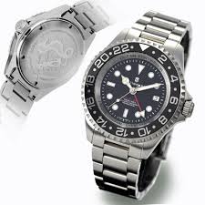 Steinhart Watches Ocean Forty Four Gmt Black Ceramic Diver Watch 30 Atm 100 steinhart uhren sofort verfügbar. steinhart watches ocean forty four gmt
