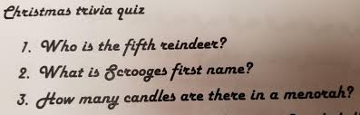 Simply select the correct answer for each question. My Biology Teachers Christmas Quiz Crappydesign