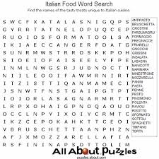 The american word search first appeared in 1968 in the selenby digest in norman, oklahoma. Spanish Cuisine Word Search Worksheets 99worksheets