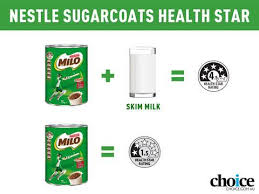 When a package contains only one . That Sugar Movement In Light Of Yesterday S Health Star Rating Post An Interesting Article By Choice Magazine Although Nestle Displays A 4 5 Health Star Rating On Milo S Packaging Our Analysis Reveals