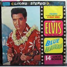 Promotional material this is a store banner used to promote 14 great songs, elvis' big new album blue hawaii, complete original soundtrack recording, rca victor. Blue Hawaii By Elvis Presley Lp With Jappress Ref 3098899217