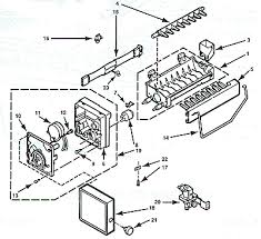 modual ice maker diagnostic sheet