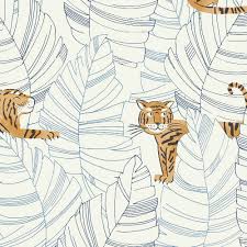 We have an extensive collection of amazing background images carefully chosen by our community. Jungle Tiger Wallpaper By Seabrook Lelands Wallpaper