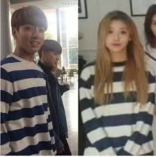 Netizen Is Convinced Bts S Jungkook And Lovelyz S Yein Are Dating Because They Wore Similar Clothes Yein Lovelyz Jungkook Korean Singer