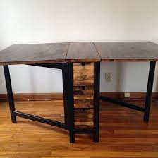 Ikea Norden Gateleg Table Goes Dark Ikea Hackers Craft Table Norden Gateleg Table Diy Table