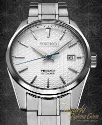Dress, mens watches, seiko presage watches, seiko watches, watches. Seiko Spb165j1 Presage Prestige Line Automatic Sharp Edged Shrioneri White Dial