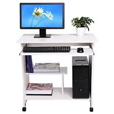Fashine Movable Multipurpose Home Office Computer Desk Study Writing Desk With Sliding Keyb Home Office Computer Desk Wooden Computer Desks Small Computer Desk