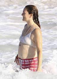 Wet & Wild! Drew Barrymore Flashes Her Nipples In See-Through Bikini Top