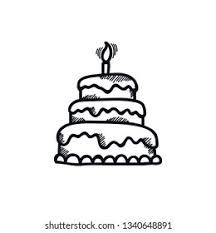 New users enjoy 60% off. Birthday Cake Doodle Icon Stock Vector Royalty Free 1340648891
