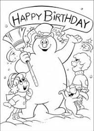 Main menu home animal coloring cartoon coloring disney coloring educational coloring family, people and jobs coloring fantasy and medieval coloring holidays and season coloring miscellaneous holiday and seasonal coloring pages. Printable Coloring Pages Of Frosty The Snowman Happy Brithday Picture 3 Snowman Coloring Pages Cartoon Coloring Pages Coloring Books