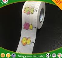 Printed tissue frontal tape for diaper | fjxingyuan.com